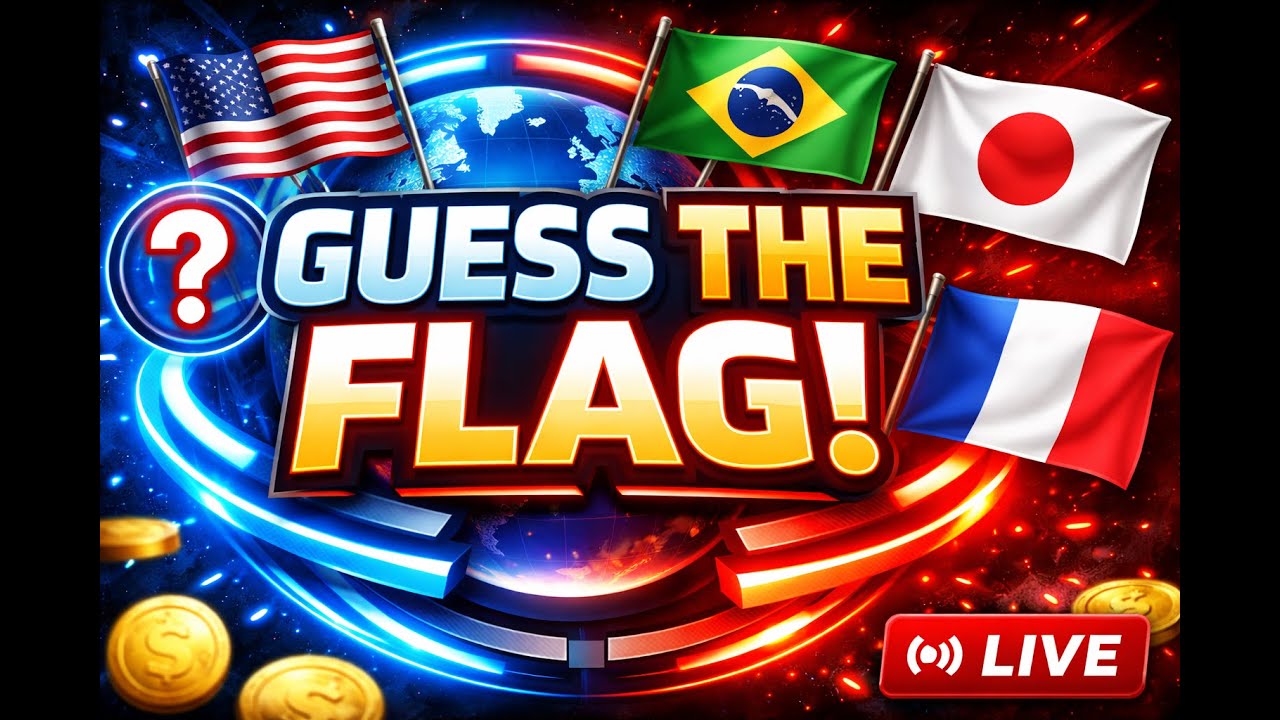 🌍 GUESS THE FLAG LIVE 🔥 | World Flag Battle 🏆 | FlagArena