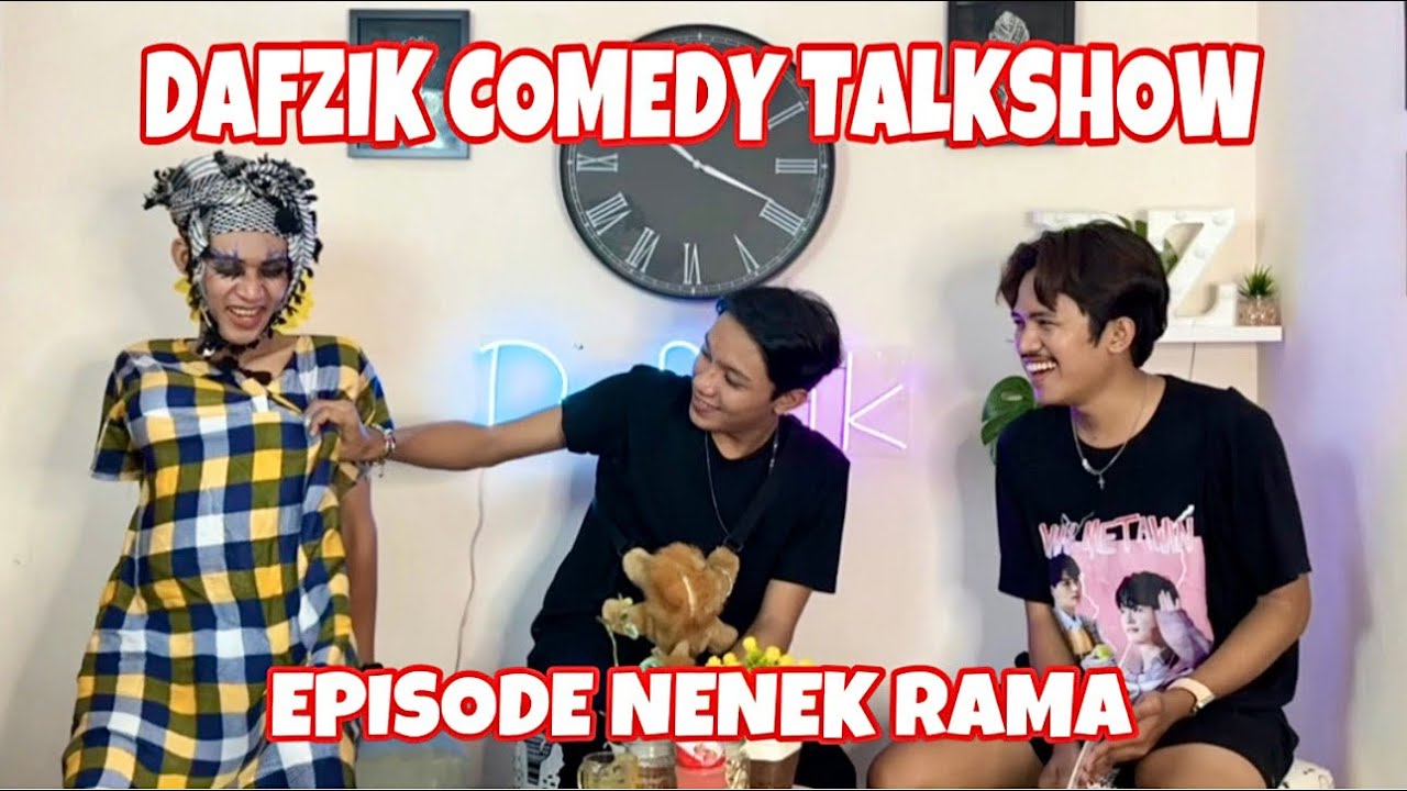 DAFZIK COMEDY TALK SHOW || Nenek Rama Ceritain Awal Daffa Kenal Sama Zikri