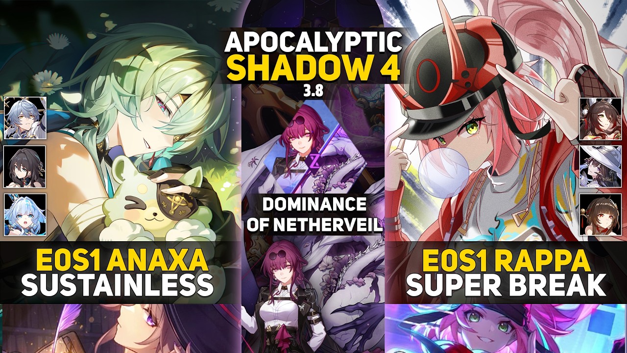 E0 Anaxa Sustainless & E0 Rappa Super Break | Apocalyptic Shadow 4 | Honkai Star Rail 3.8