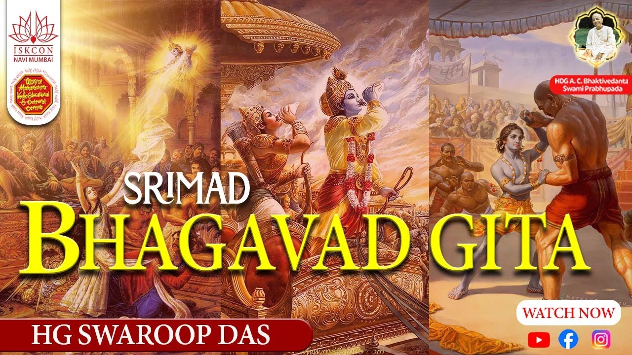 SRIMAD BHAGAVAD GITA CLASS || HG SWAROOP DAS || 22-1-2026
