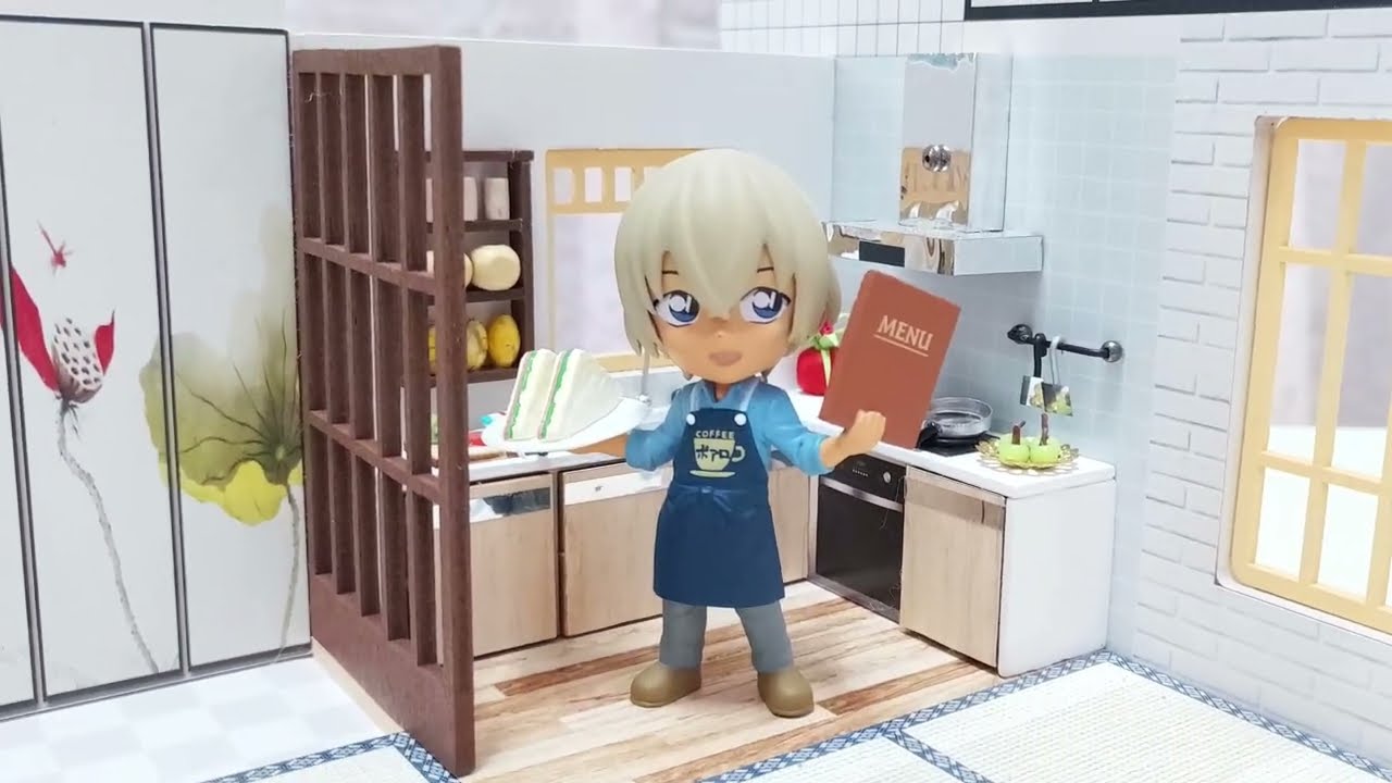 【DIY】袖珍屋製作：靜和雅居-1 製作牆面及廚房 How to make the wall and kitchen