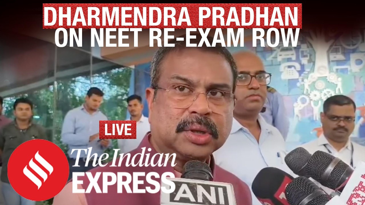 LIVE: Union Education Minister Dharmendra Pradhan Addresses NEET Re-Exam, Paper Leak Row in Delhi