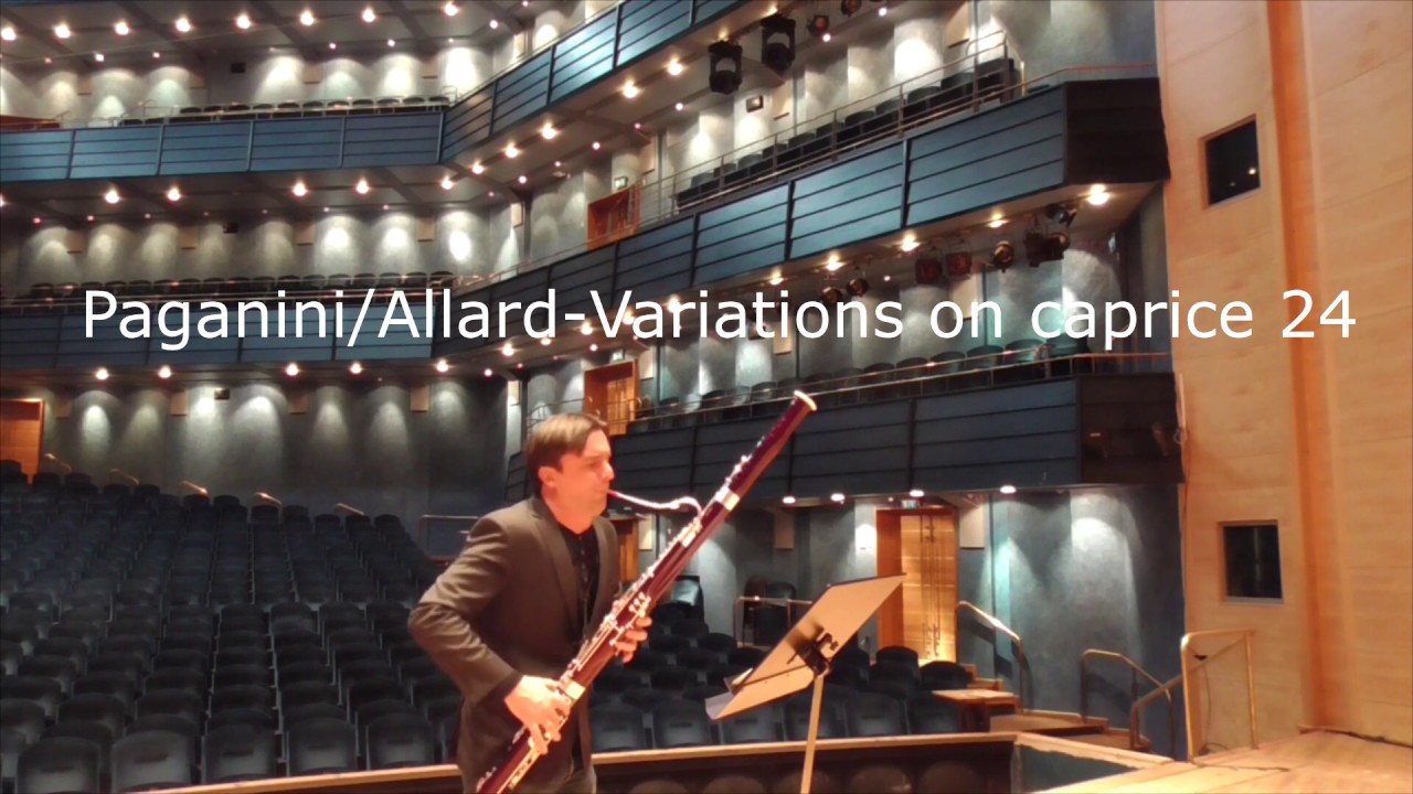 PAGANINI/ALLARD -Variations on caprice 24 for bassoon.