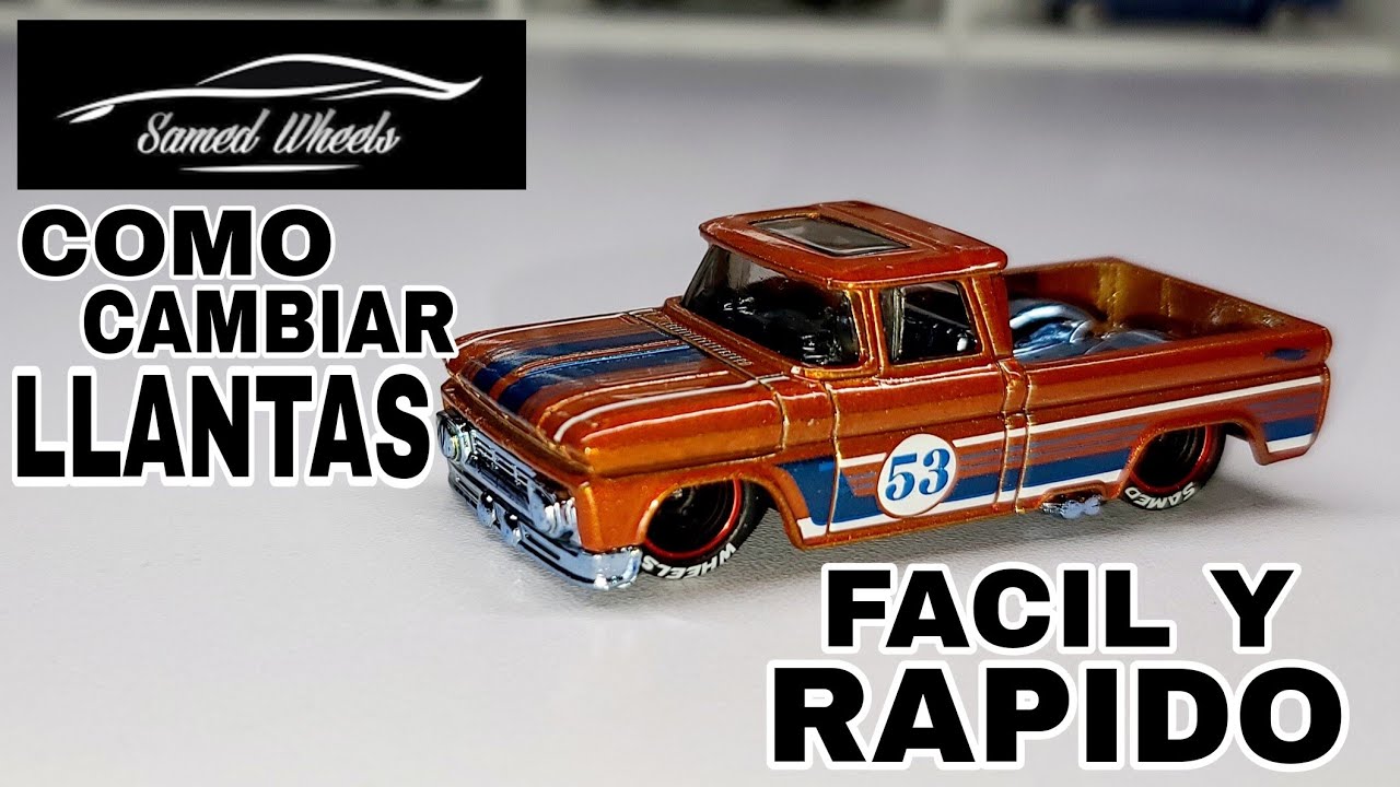 HOTWHEELS COMO CAMBIAR LLANTAS FACIL Y RAPIDO 😁😁#viral #samedwheels #mv2wheelsoffroad #hotwheels
