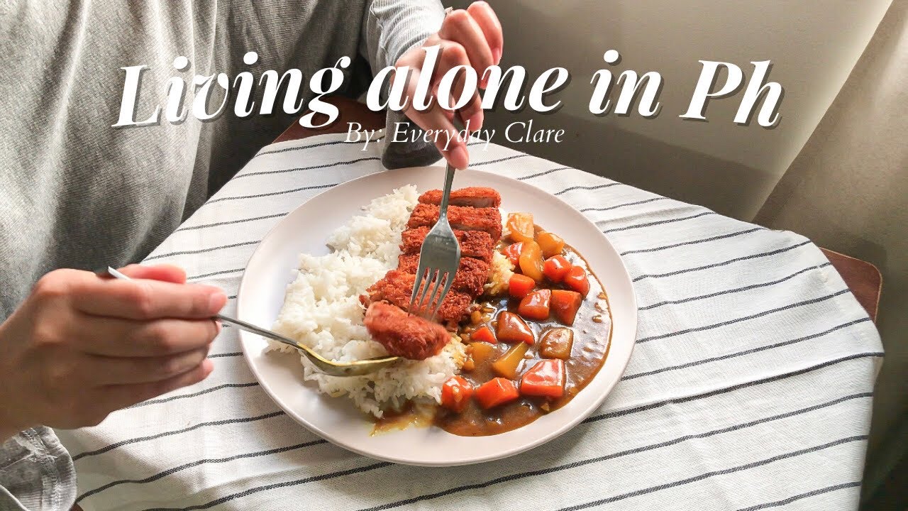 Living alone in the Philippines • Japanese Tonkatsu w/ Curry Sauce • small biz packing • homeboy