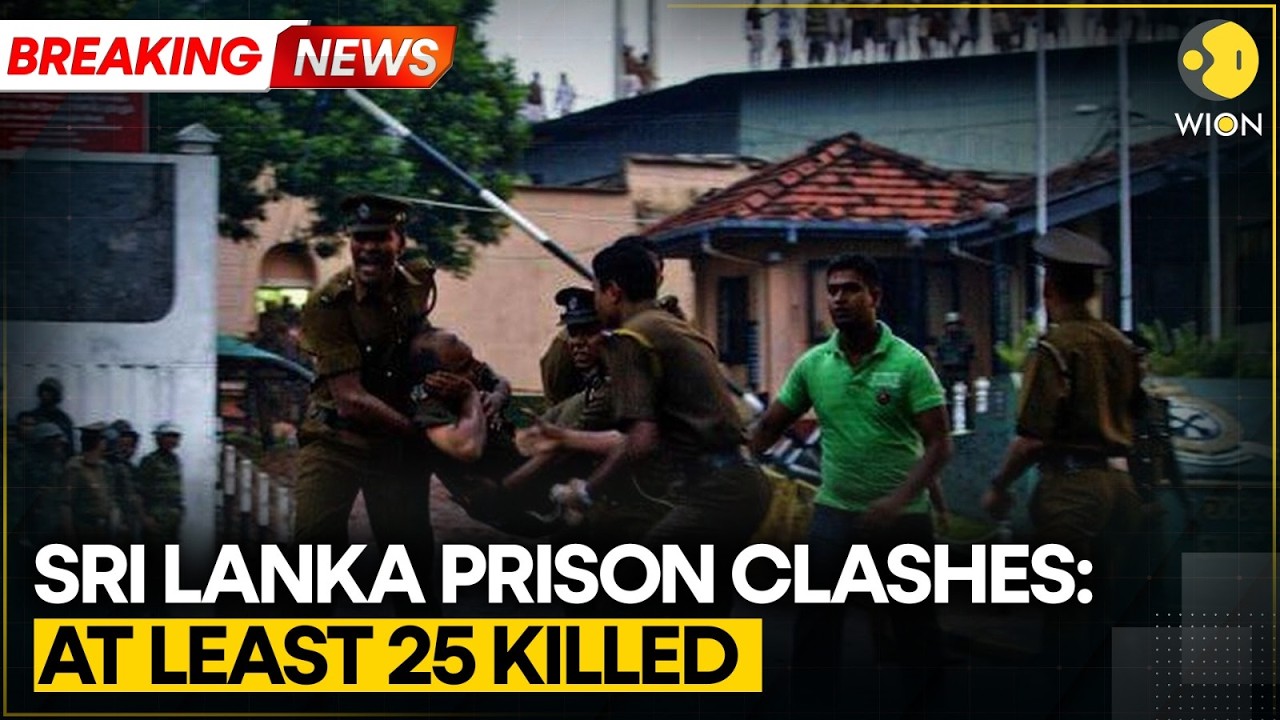 Sri Lanka Negombo Prison Clashes Kills At Least 25 Including Prison Officers | WION BREAKING