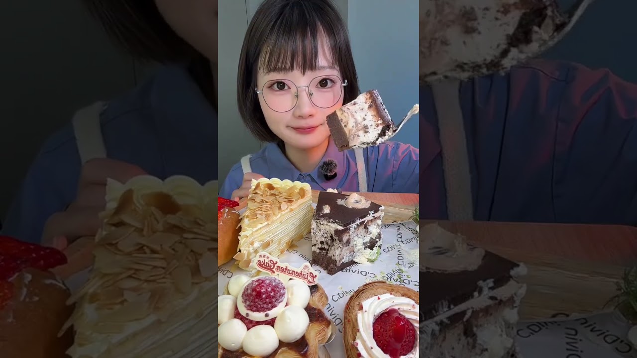 #Food streaming#Dessert#Cake#Chewing Music Weekend indulgence is so satisfying