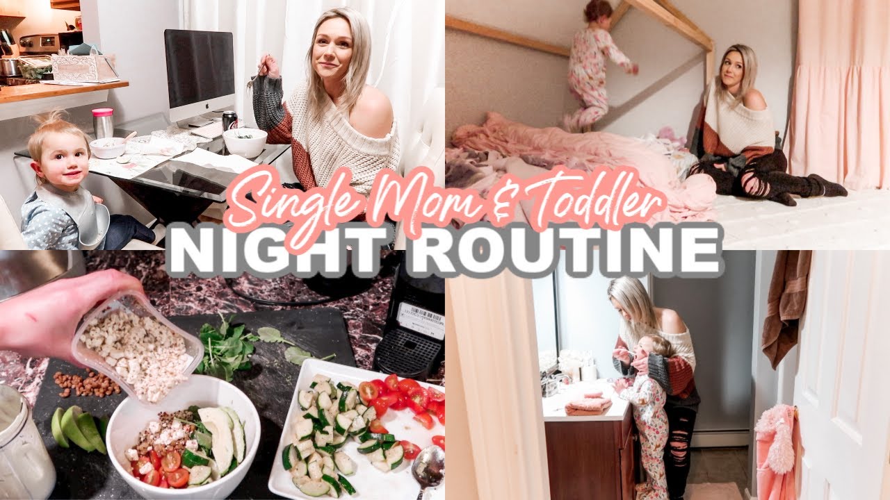 WINTER NIGHT ROUTINE OF A SINGLE MOM & TODDLER 2020| Tres Chic Mama