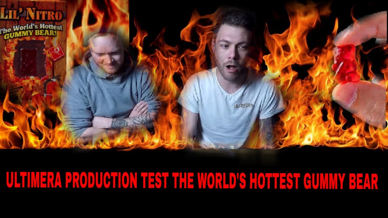 THE WORLD'S HOTTEST GUMMY BEAR SWEDES ULTIMERA PRODUCTION 9 MILLION SCOVILLES CHALLENGE