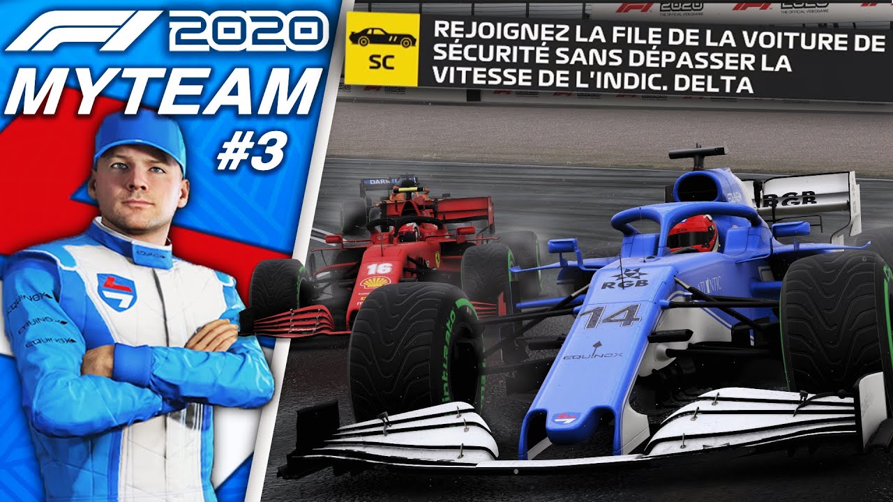 F1 2020 MyTeam #3 : LA COURSE FOLLE SOUS LA PLUIE