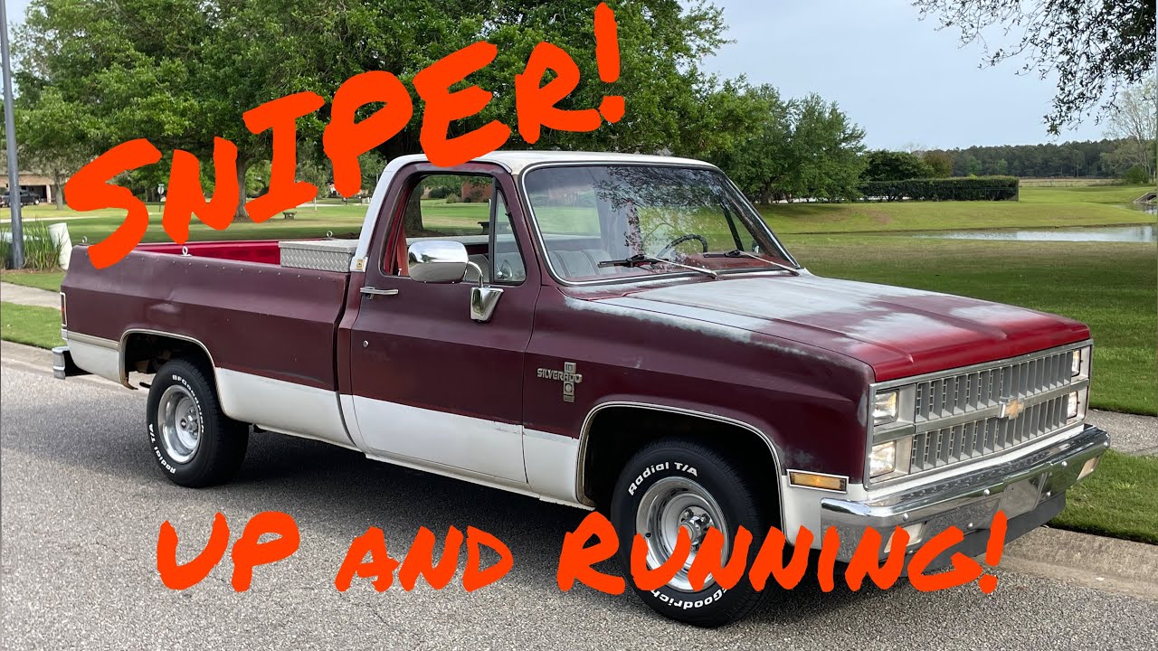 Holley Sniper install, Complete!  Fred the Silverado is back to life!