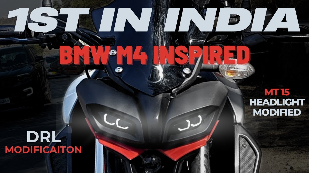 MT 15 DRL Modification | MT 15 Headlight Modification | MT 15 eyes modify