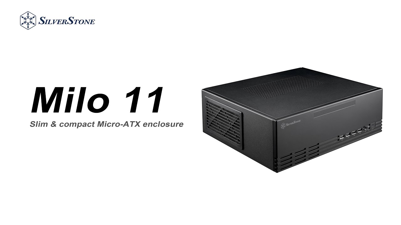 SilverStone Milo11 Slim & compact Micro-ATX enclosure