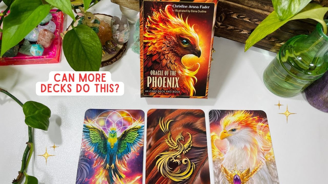 A fun surprise 🐦&zwj;🔥 Oracle of the Phoenix 🐦&zwj;🔥 Tarot Deck Review & First Impression