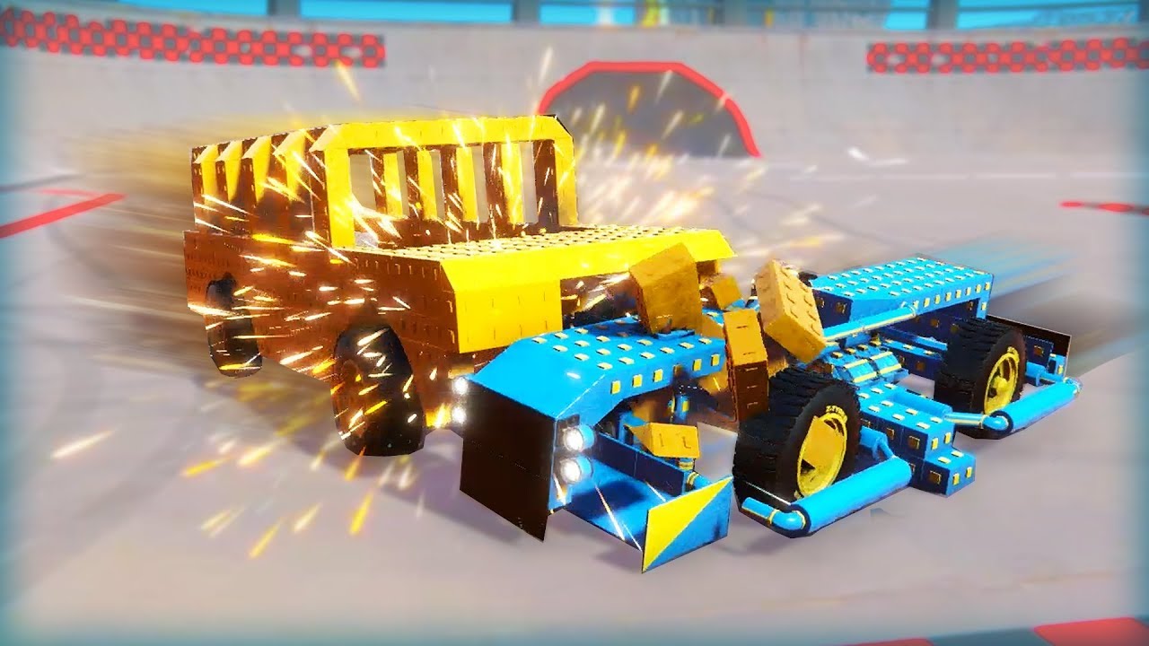 Extreme Destruction Demolition Derby! (Trailmakers Multiplayer Gameplay)