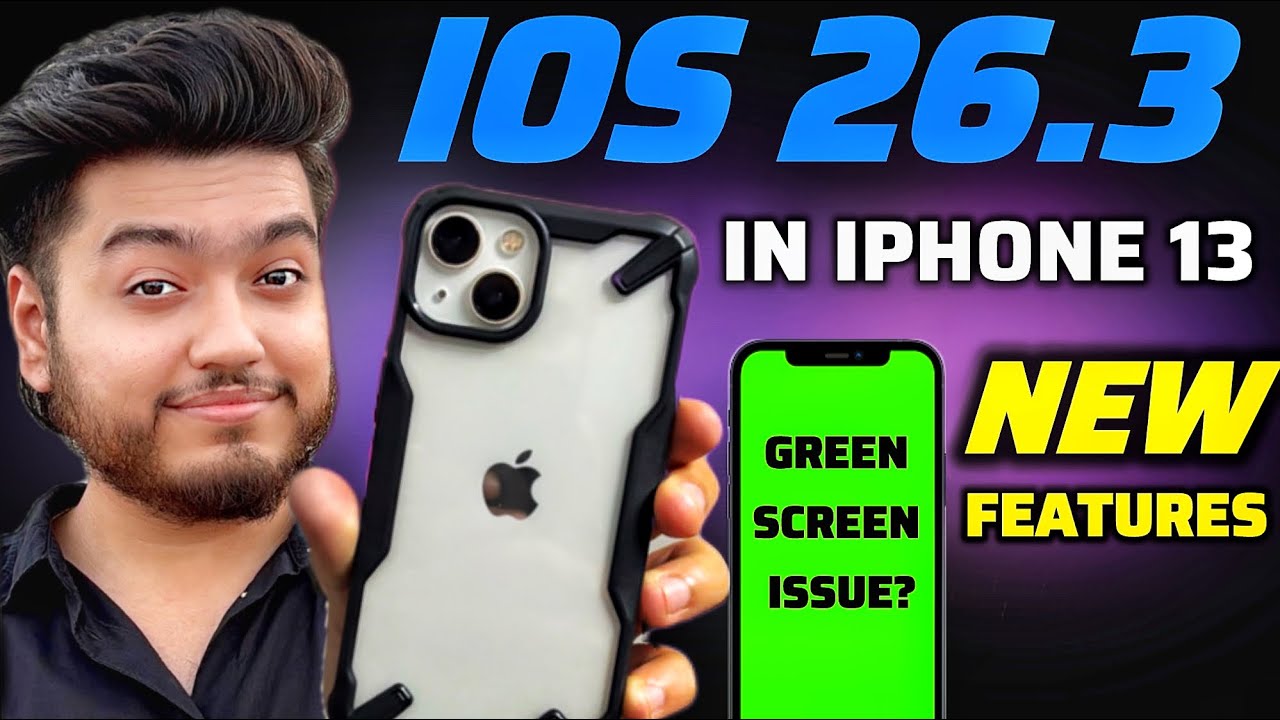 iOS 26.3 update in iPhone 13🔥 Battery, Performance, Green Screen issue? Should you update?