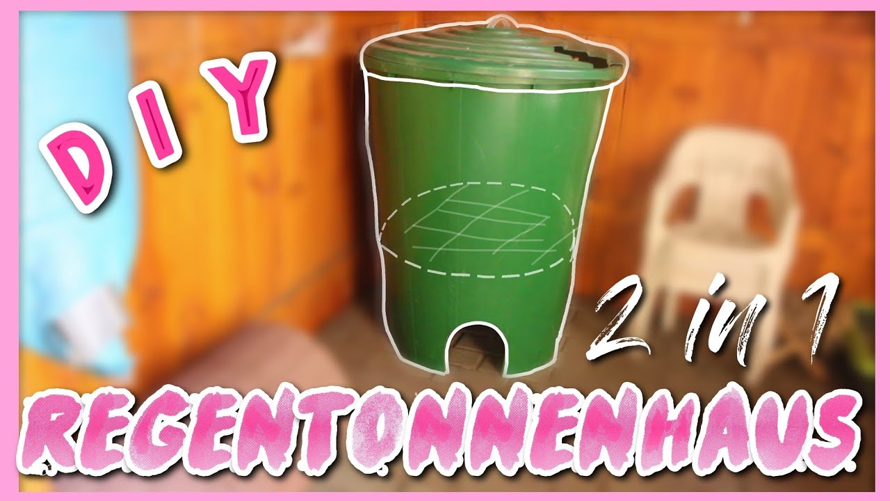 DIY 2 in 1 REGENTONNENHAUS für Kaninchen 🐇🏡 //Upcycling für Kaninchen // Meine Mümmler
