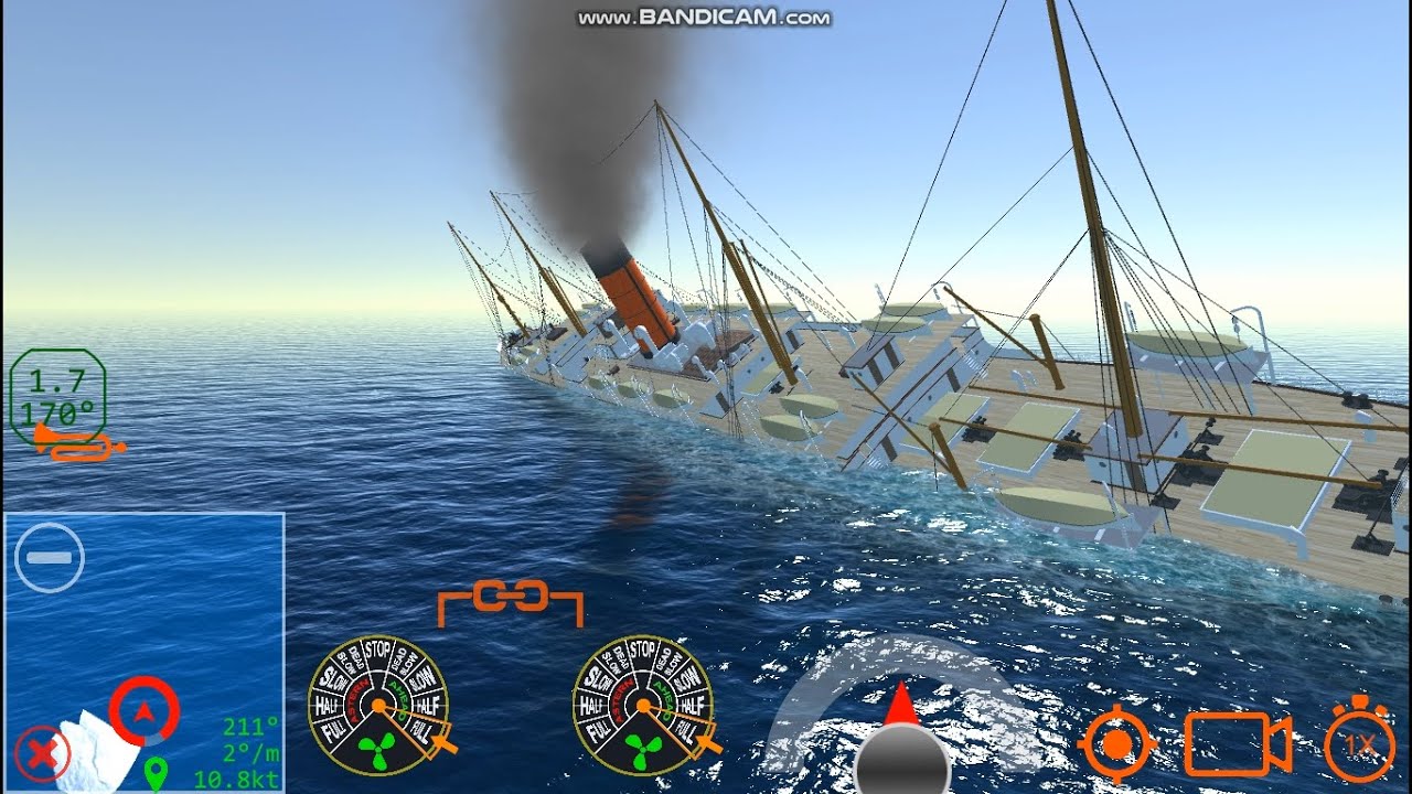 RMS Carpathia Sinking - Ship Handling Simulator - Ship Mooring 3D