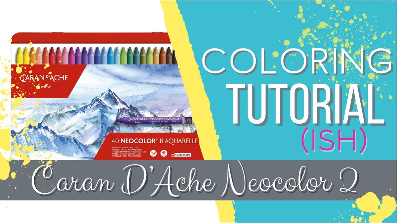 Как я раскрашиваю: фон Neocolor II