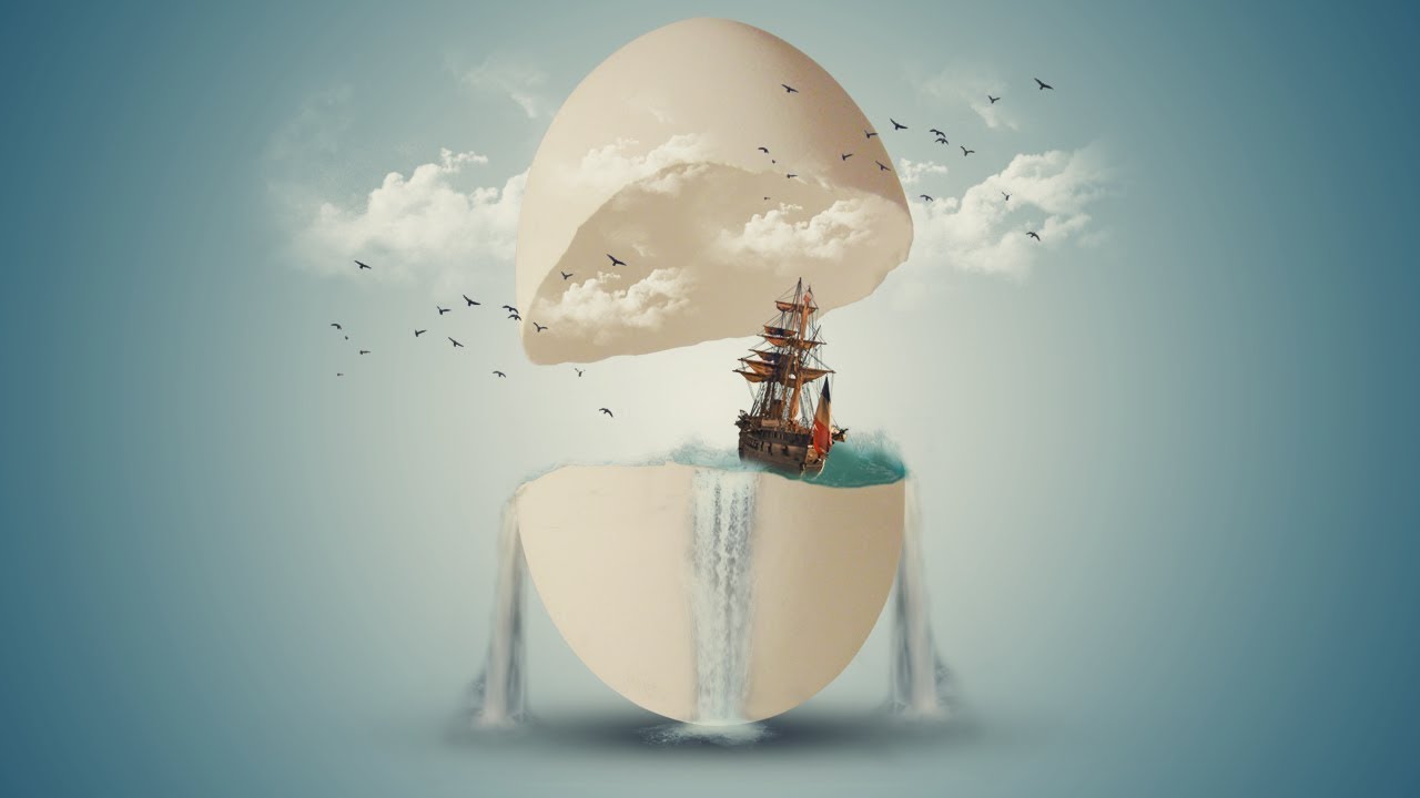Fantasy Broken Egg Photo Manipulation | Photoshop Tutorial CC