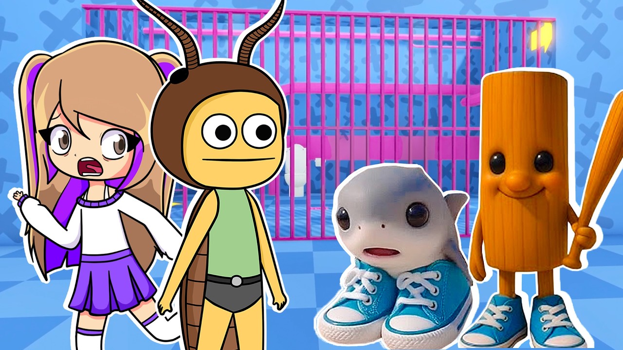 Escapamos de la PRISION de BEB&Eacute;S BRAINROT con ROXI en Roblox