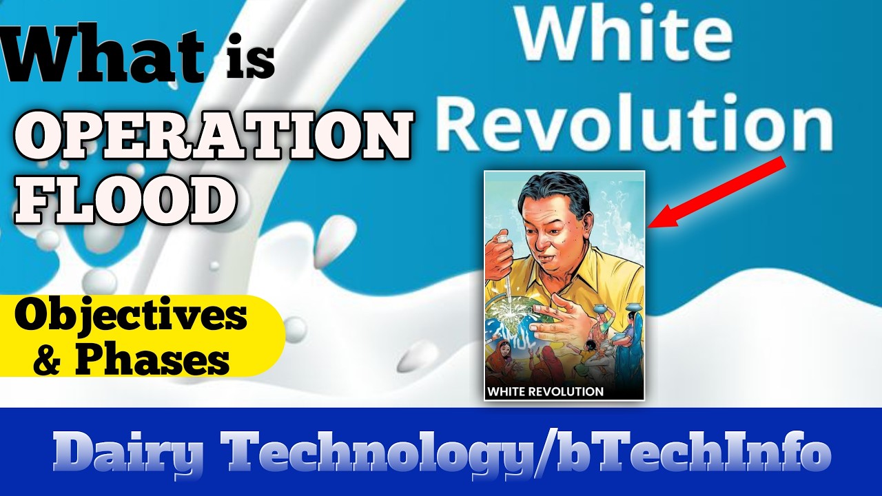 Operation Flood | What is White Revolution | Phases, Objectives & Impact | NDDB | Explained