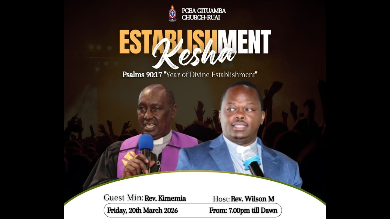 DIVINE ESTABLISHMENT KESHA || MARCH 20TH, 2026 ||  || REV. KIMEMIA