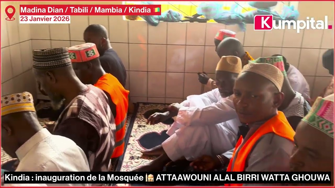 Kindia 🇬🇳 : Inauguration de la Mosquée« ATTAAWOUN ALAL BIRRI WATTA GHOUWA 