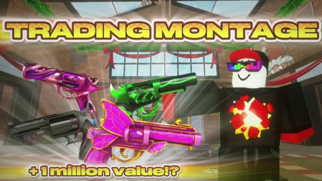 Christmas TRADING MONTAGE in MVSD (CRAZY VALUE) | Roblox Murderers Vs Sheriffs Duels