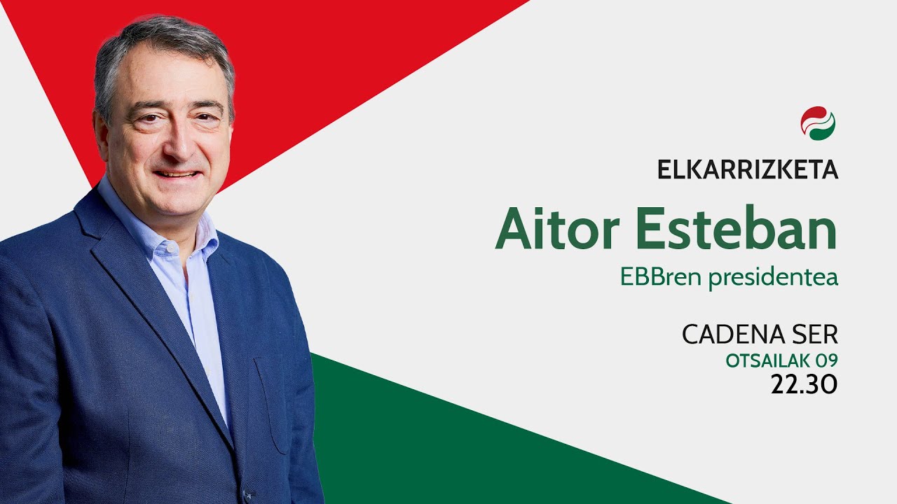 Aitor Estebani elkarrizketa SER irratian.