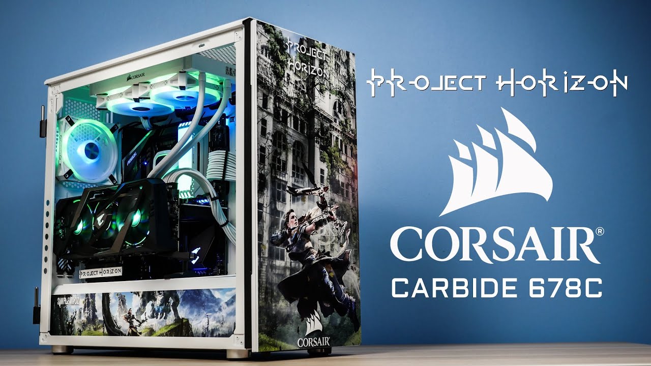 $3000 CUSTOM Horizon Zero Dawn Gaming PC Build - Corsair 678C RTX 2070 9700K