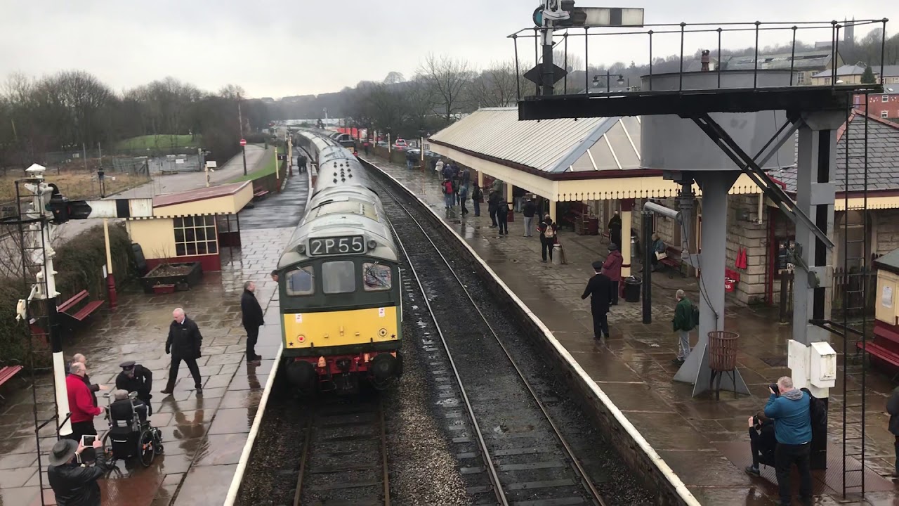 Trains - ELR. class 14.  D9531, D9537 & class 25 D7629 - East Lancs Railway, Ramsbottom (17/02/2018)