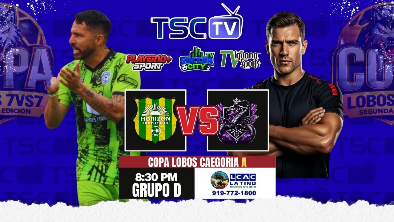 HORIZON FC  🆚 CHALATE 🏆🐺 Copa Lobos – 🔥🏆 ⚽️ Categoría A. Grupo D
