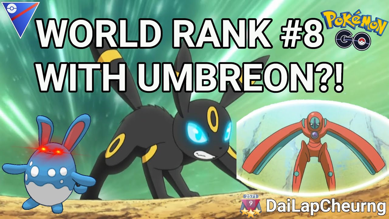 GETTING TO TOP 10 IN THE WORLD WITH UMBREON - Pokemon GO Battle League PvP