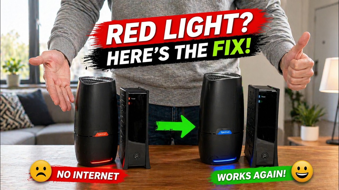 How to Fix Router Red Light (No Internet) &ndash; Works Fast!