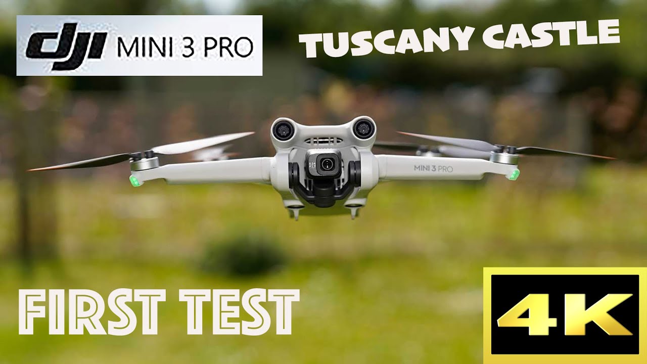 DJI MINI 3 PRO FIRST TEST - BONSI CASTLE  - REGGELLO HILLS, ITALY - 4K