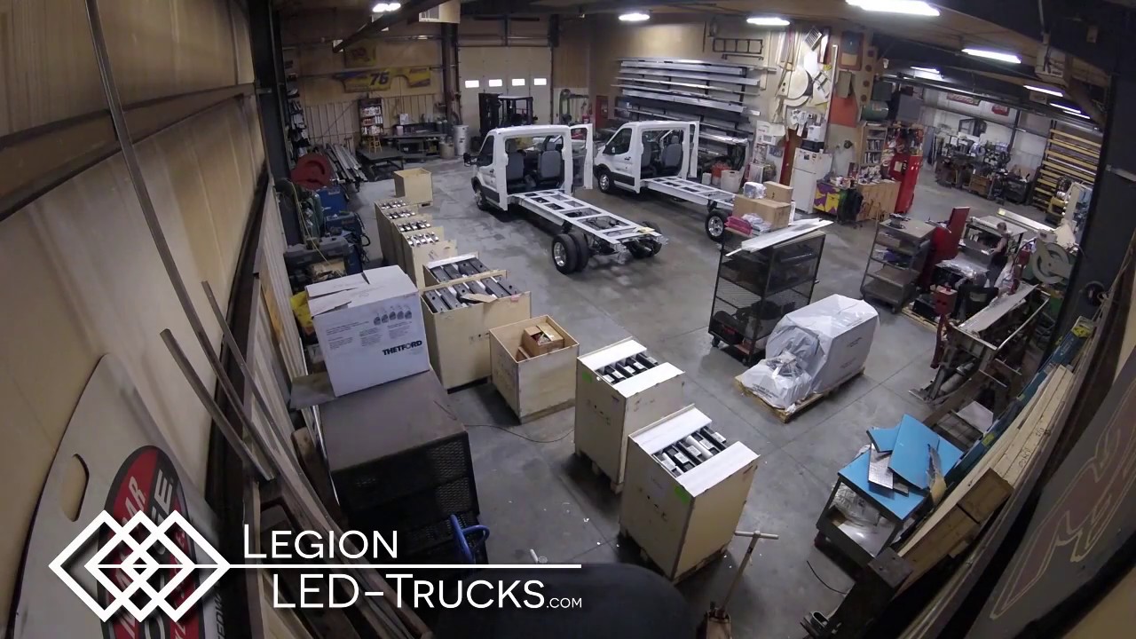 LED Mobile Billboard Time Lapse Truck Build Legion LED Trucks