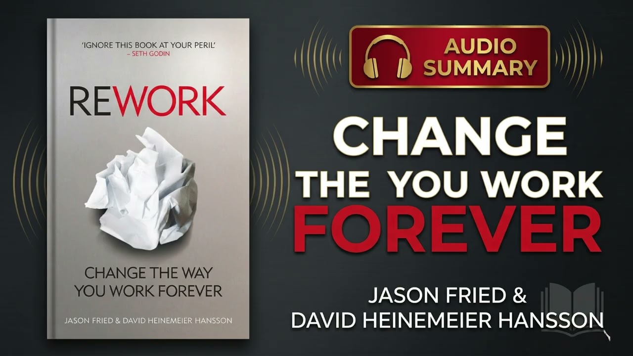 REWORK by Jason Fried & David Heinemeier Hansson | Full Book Summary & Business Podcast