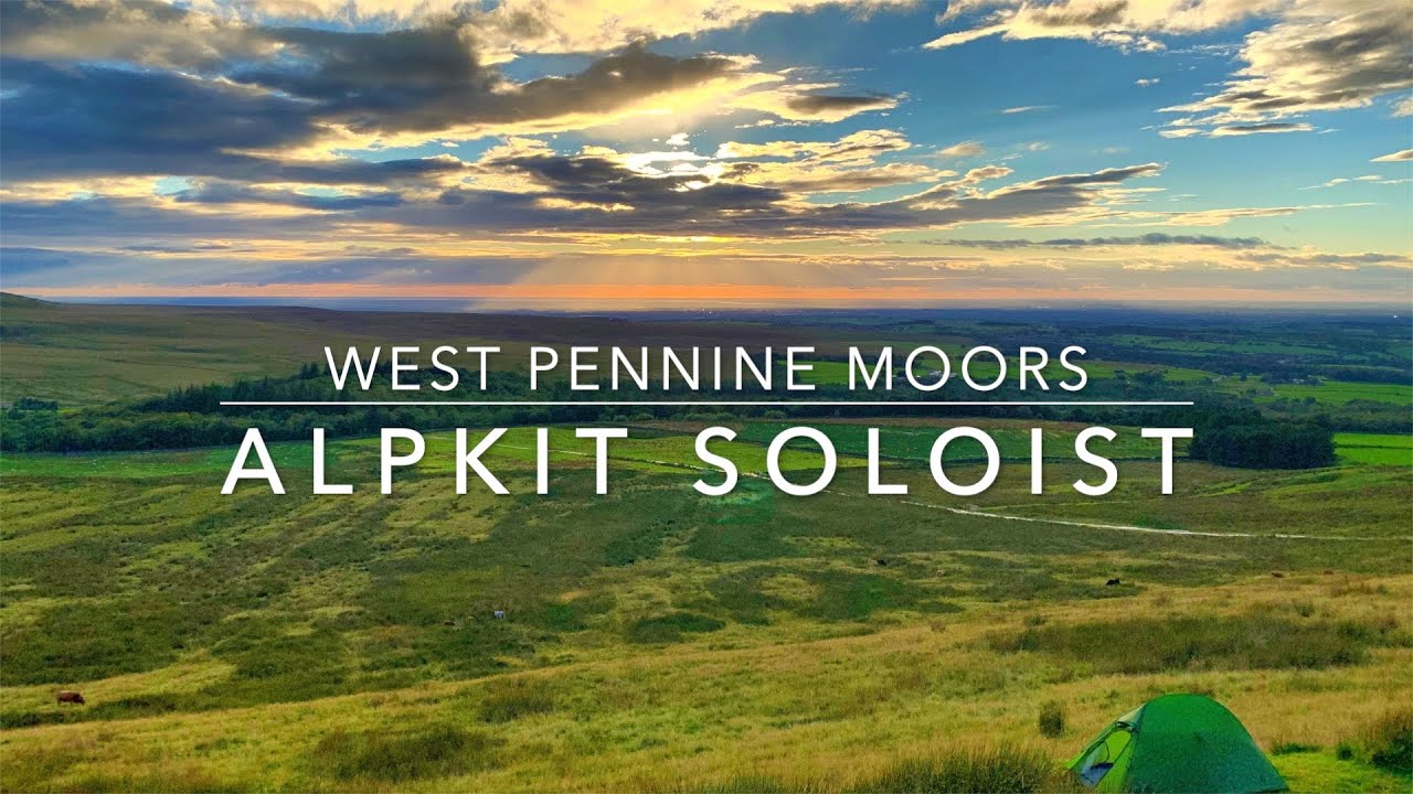 West Pennine Moors Solo Wild Camp in the Alpkit Soloist