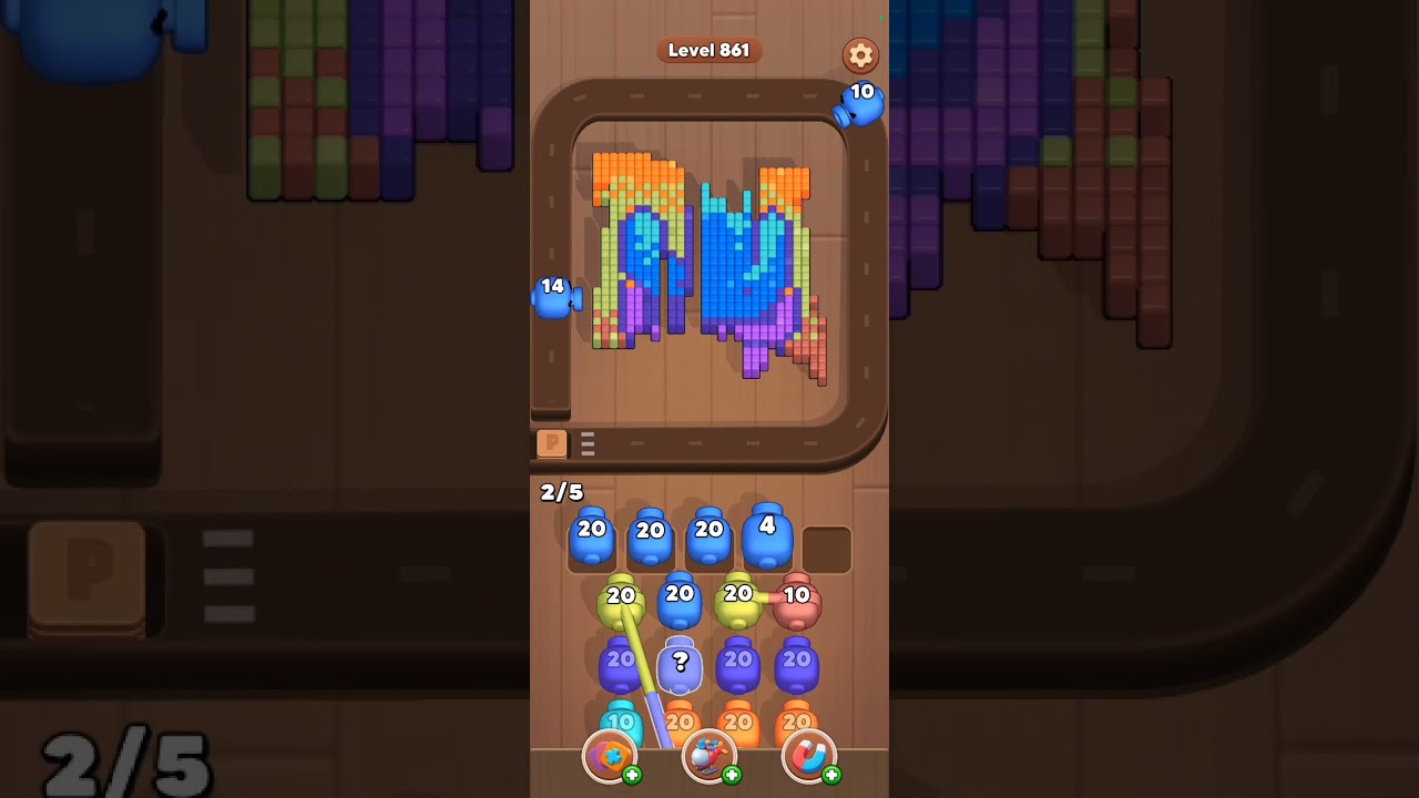 Color blaze shooter level 861