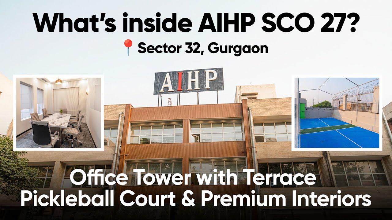 AIHP SCO 27 | Премиум-зоны SCO в секторе 32 Гургаона | Площадка для пиклбола Terrace | CRE Гургаона