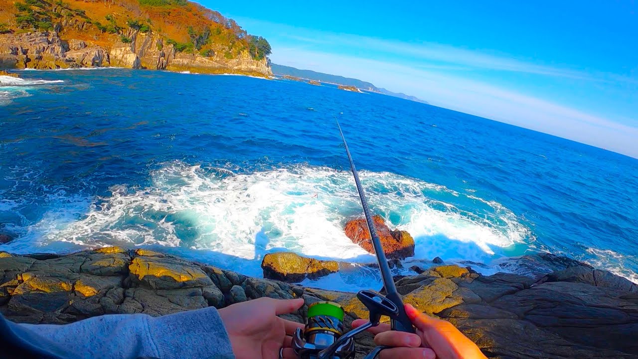 【三陸磯ロック】美しい海で、大きい魚を狙います。
