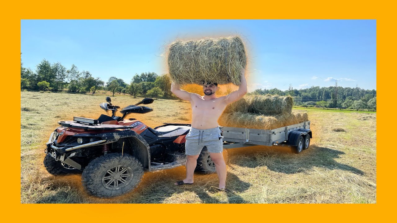 Dragu-mi-i sa merg la coasa🚜Sala la baloti😅