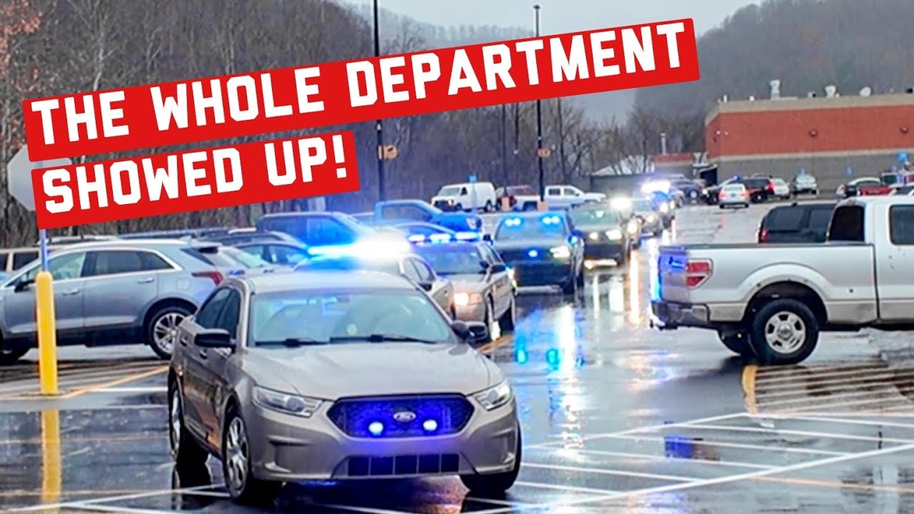 The Entire Sheriff's Department at The Harlan Kentucky Walmart!