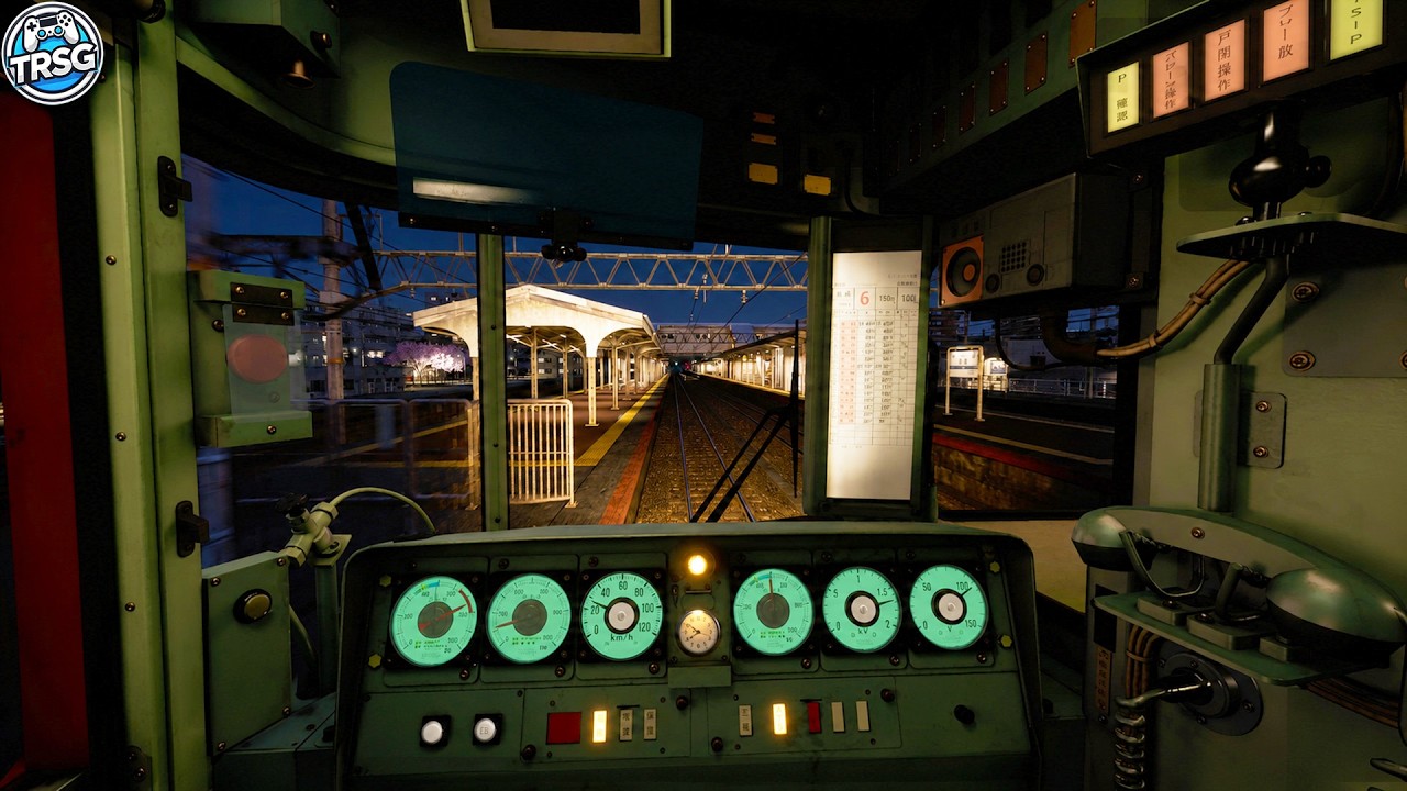 First Night Trip in this New Japanese Train Simulator -  RUNNING TRAIN | 走ル列車
