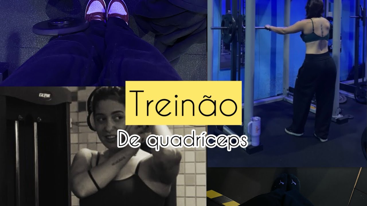 Meu novo treino de quadríceps 
