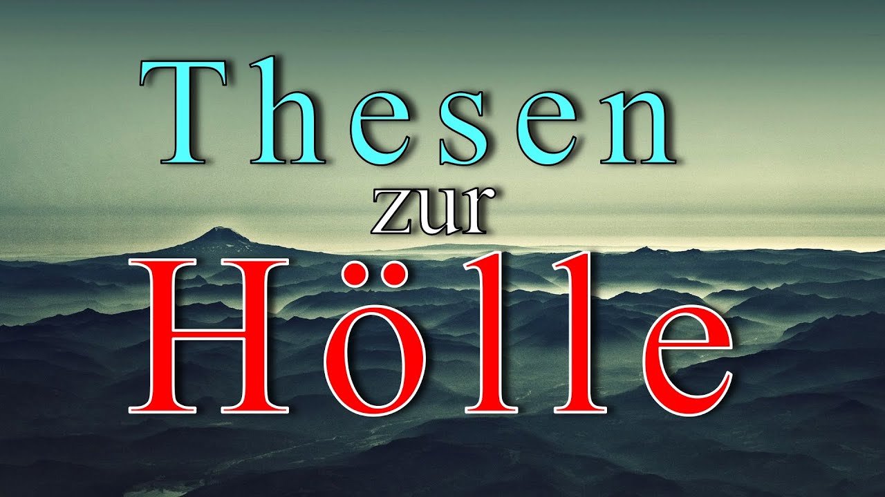 Thesen zur H&ouml;lle (English subtitles)