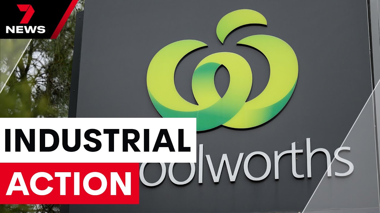 Woolworths industrial action results in empty supermarket shelves for 12th straight day | 7NEWS