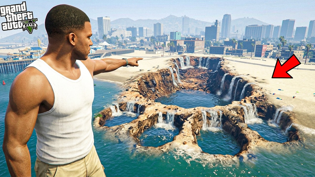 GTA 5 : Franklin Found A New Mysterious Foot Print In GTA 5 ! (GTA 5 Mods)