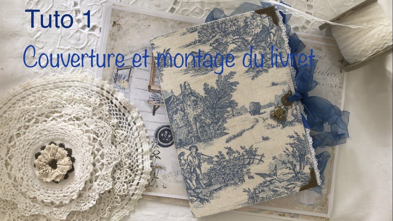 Tuto 1 couverture et livret d’un junk journal